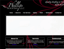 Tablet Screenshot of phillipsroofing.org